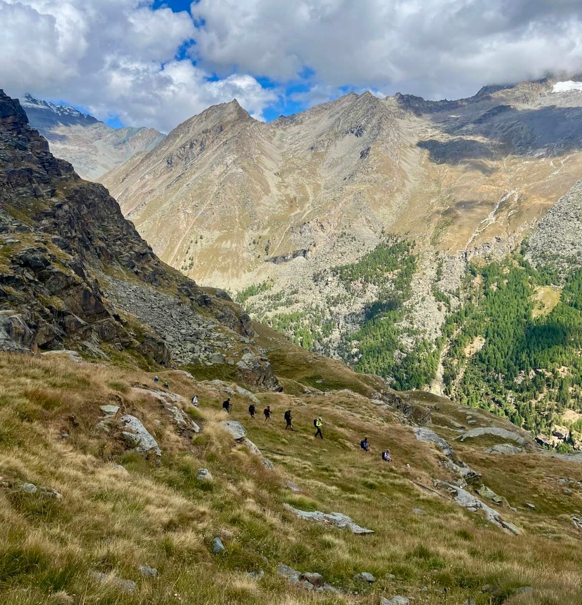 Mountain hiking adventure